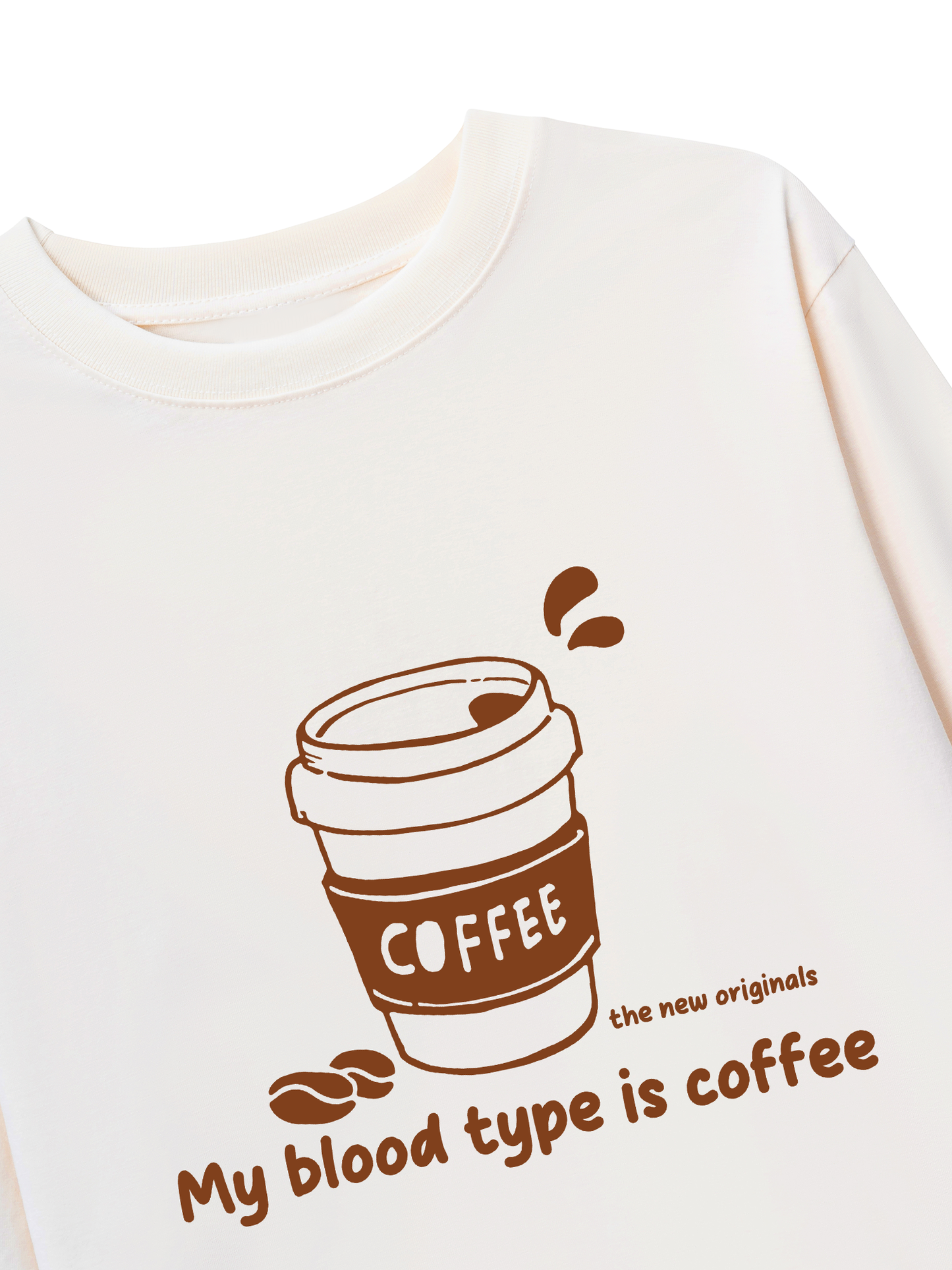 Áo Thun Dài Tay My Blood Type Is Coffee