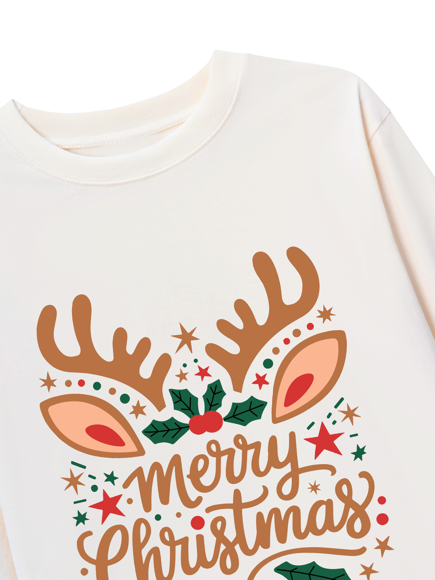 Áo Thun Dài Tay Holly Reindeer