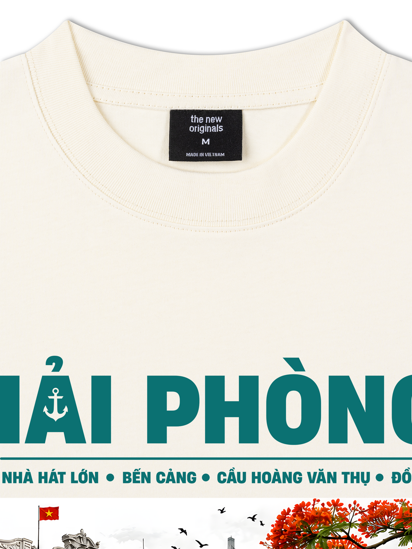 Áo Thun Relaxed Fit Thành Phố Cảng