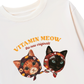 Áo Thun Dài Tay Vitamin Meow