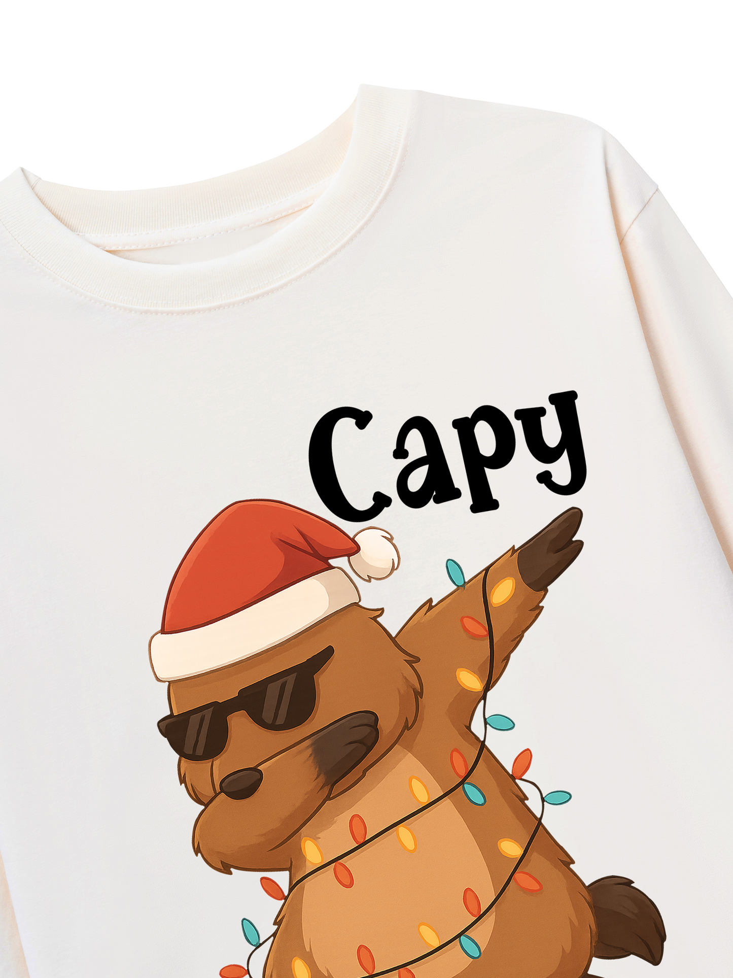 Áo Thun Dài Tay Capy Christmas Dab