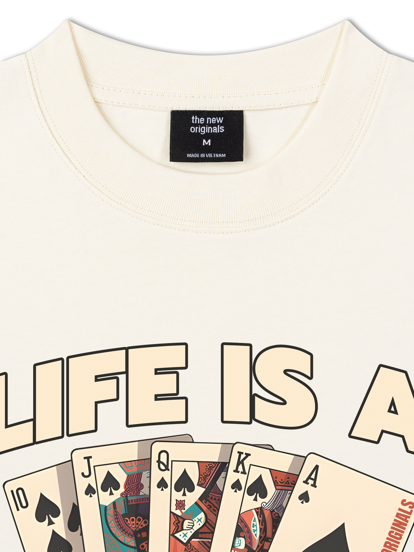 Áo Thun Relaxed Fit Lucky Life Is A Gamble