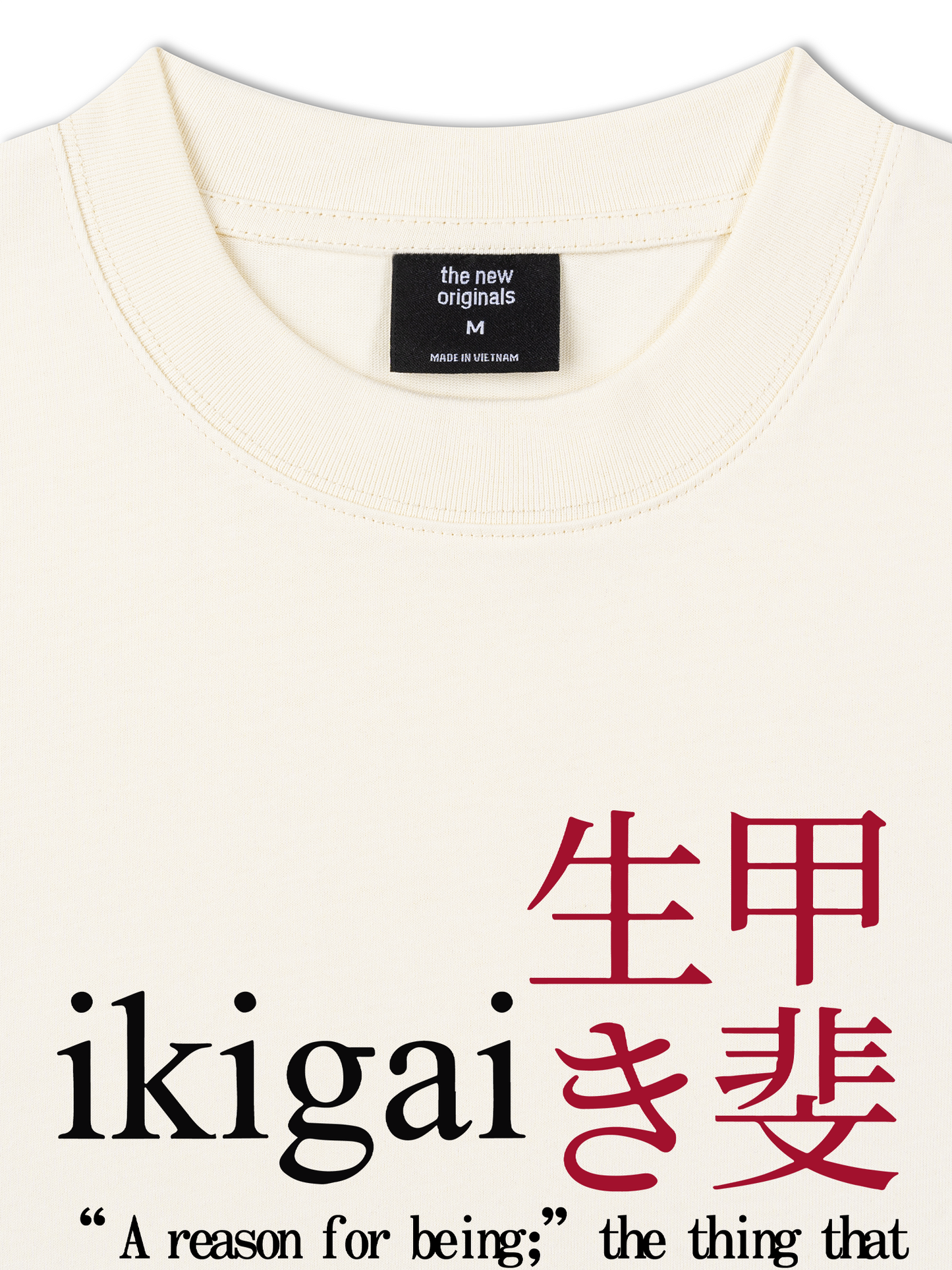 Áo Thun Relaxed Fit Ikigai A Reason For Being