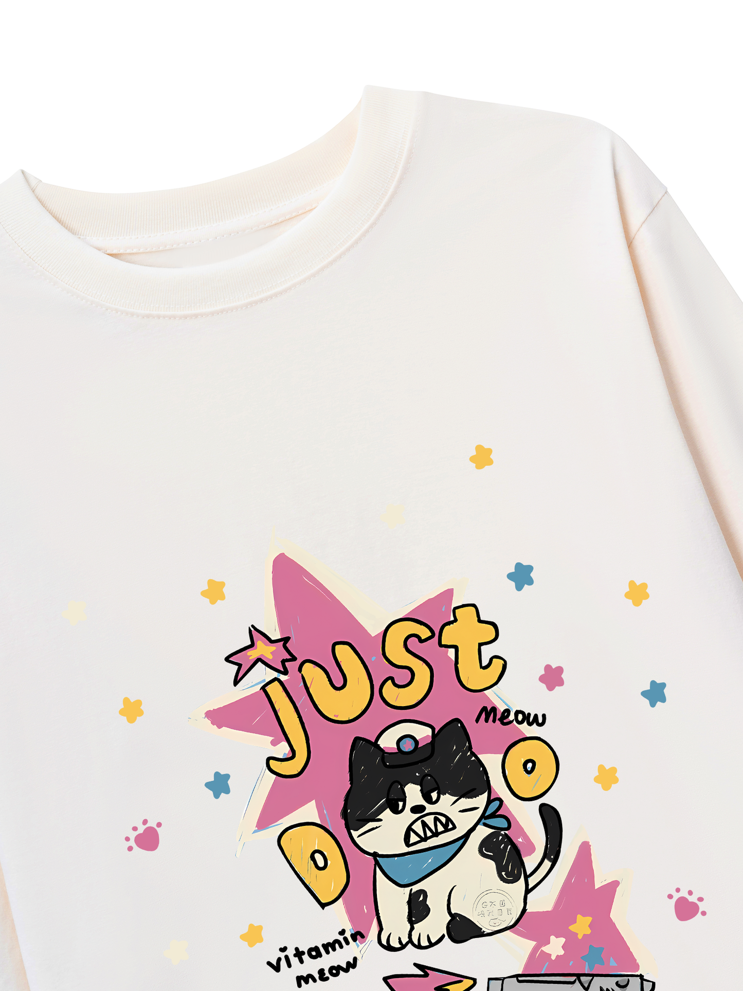 Áo Thun Dài Tay Cute Just Meow