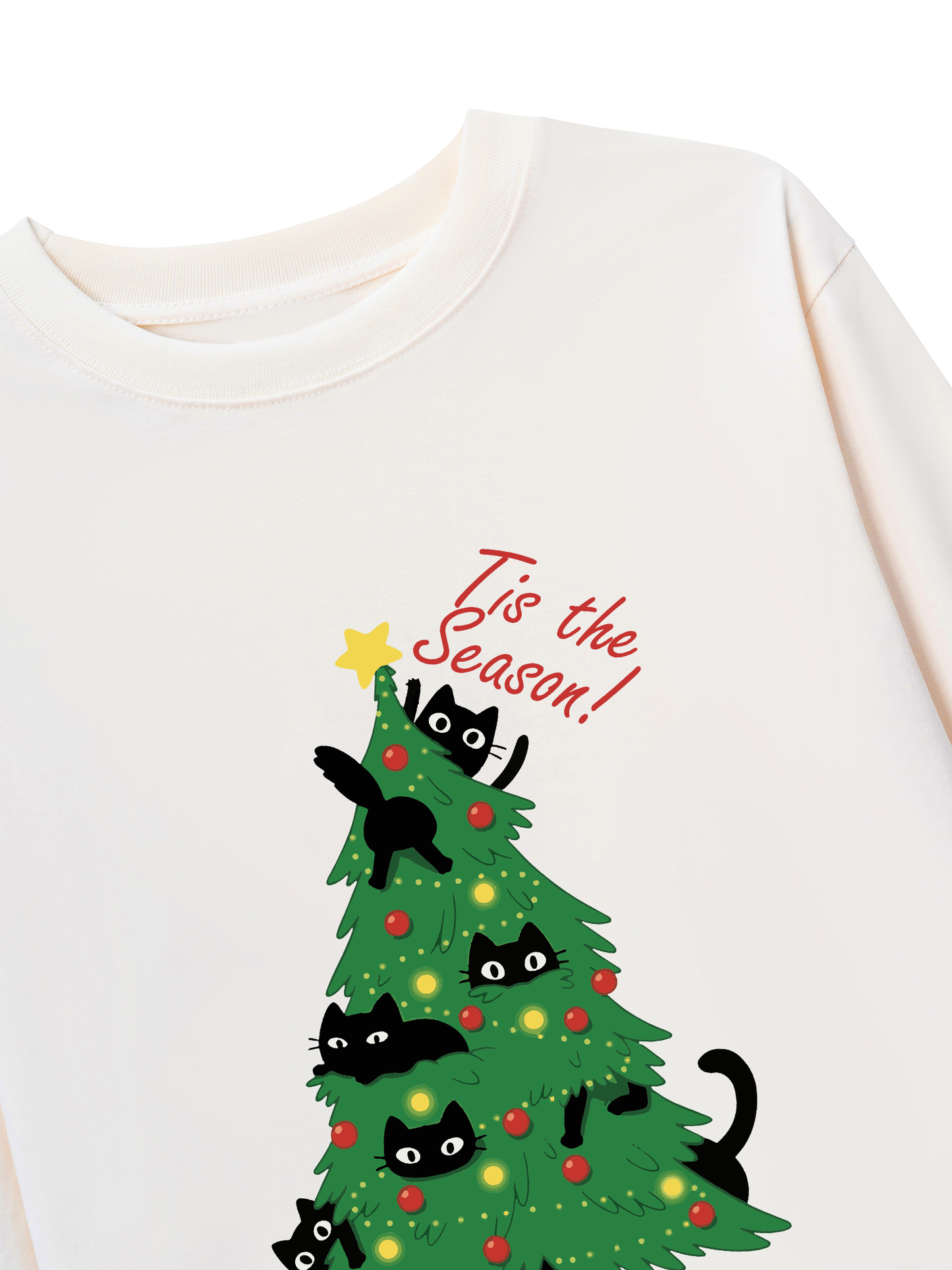 Áo Thun Dài Tay Kitty Tree Christmas