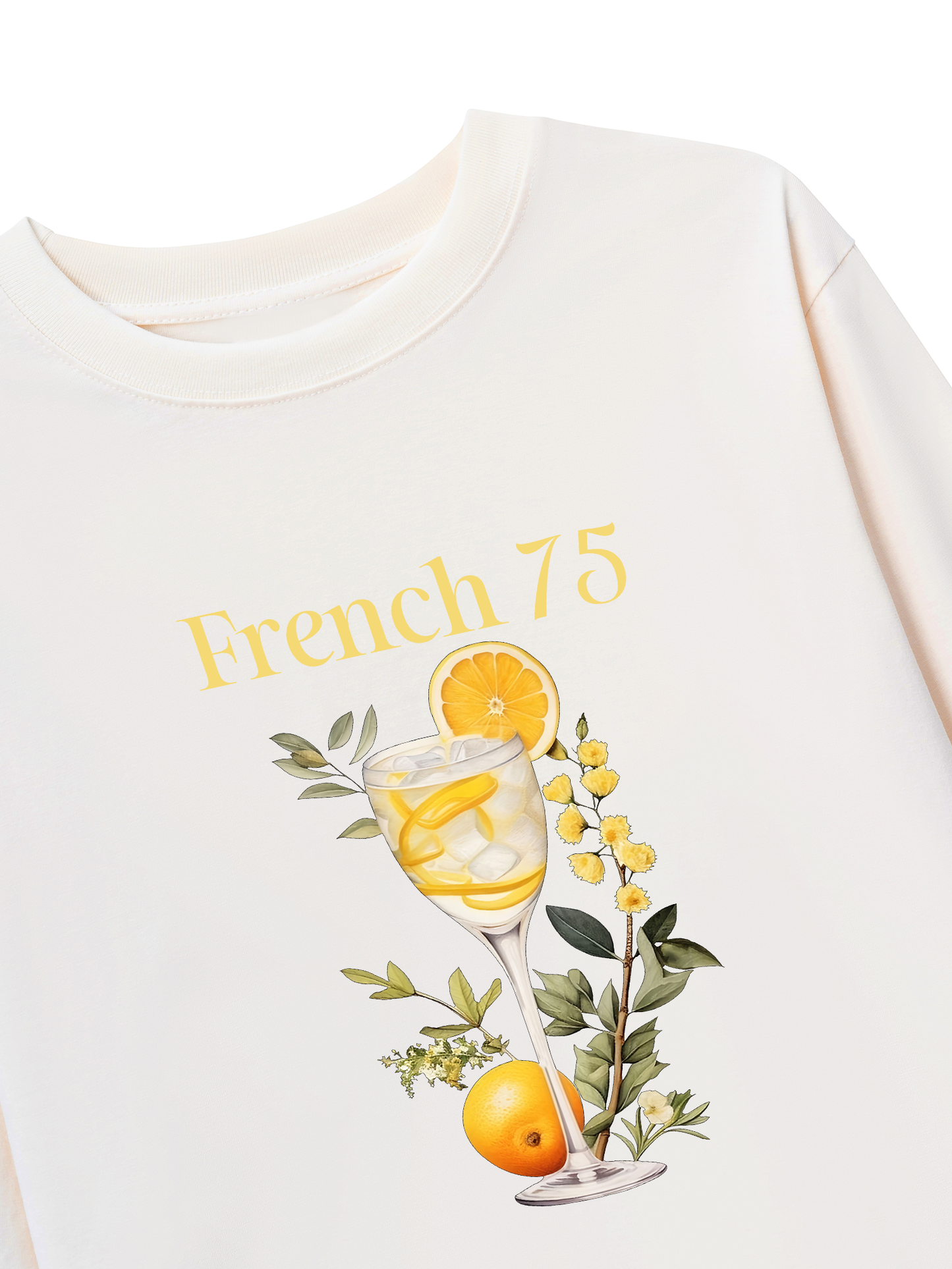 Áo Thun Dài Tay French 75 Cocktail
