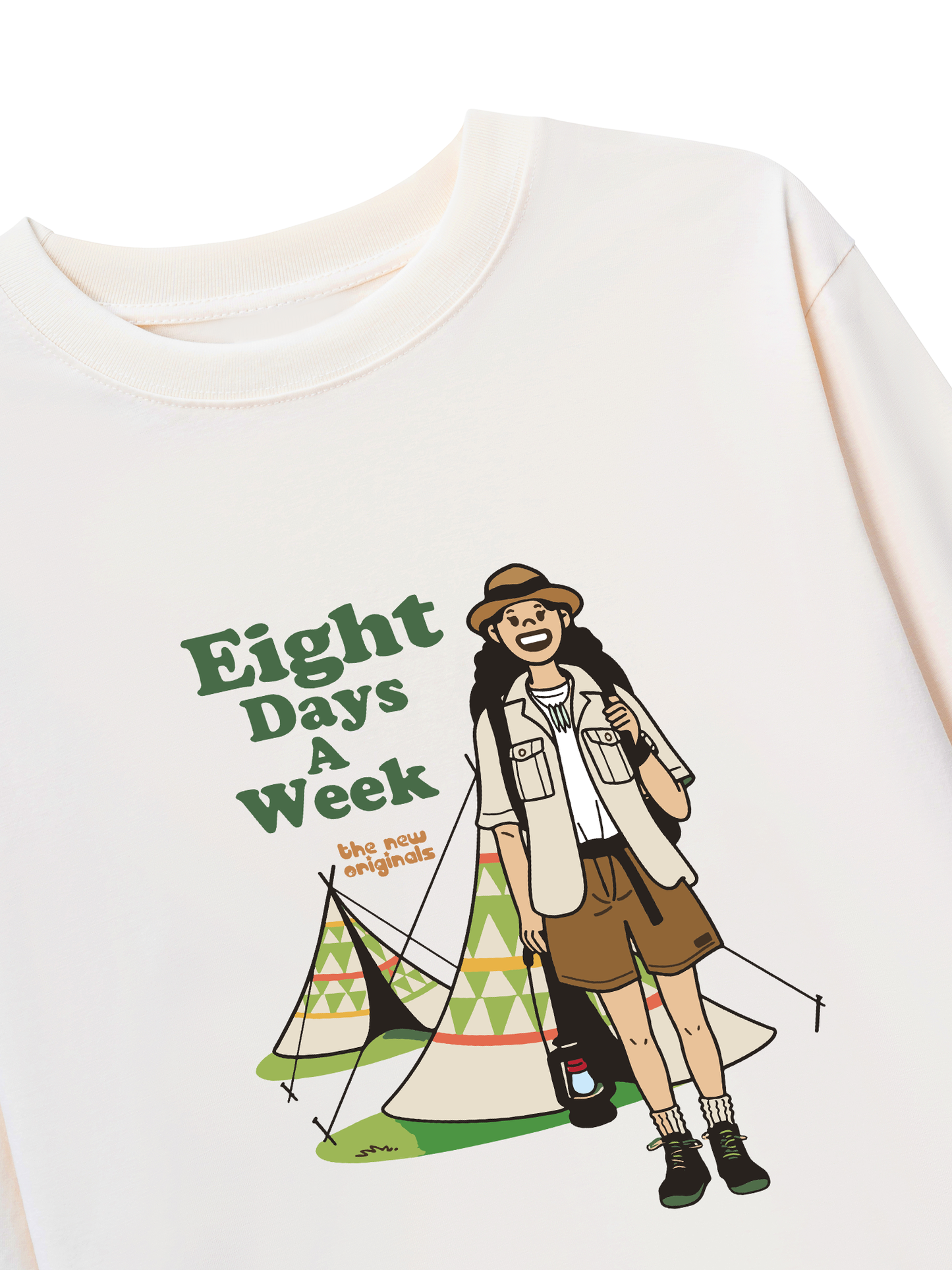 Áo Thun Dài Tay Eight Days A Week Girl