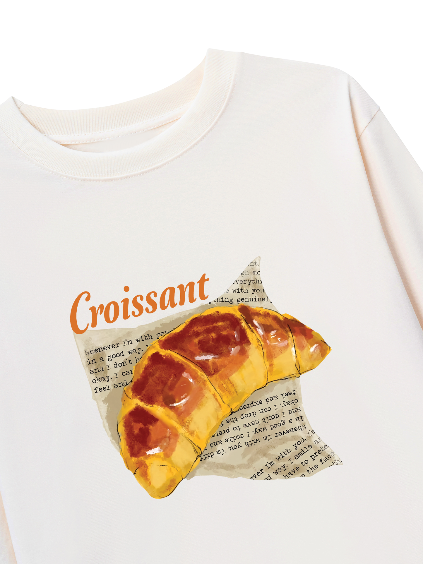 Áo Thun Dài Tay Croissant