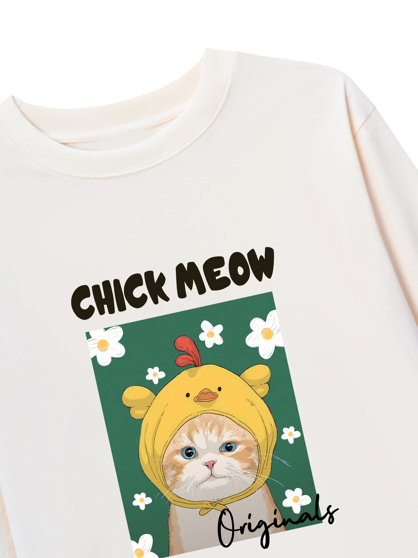 Áo Thun Dài Tay Chick Meow