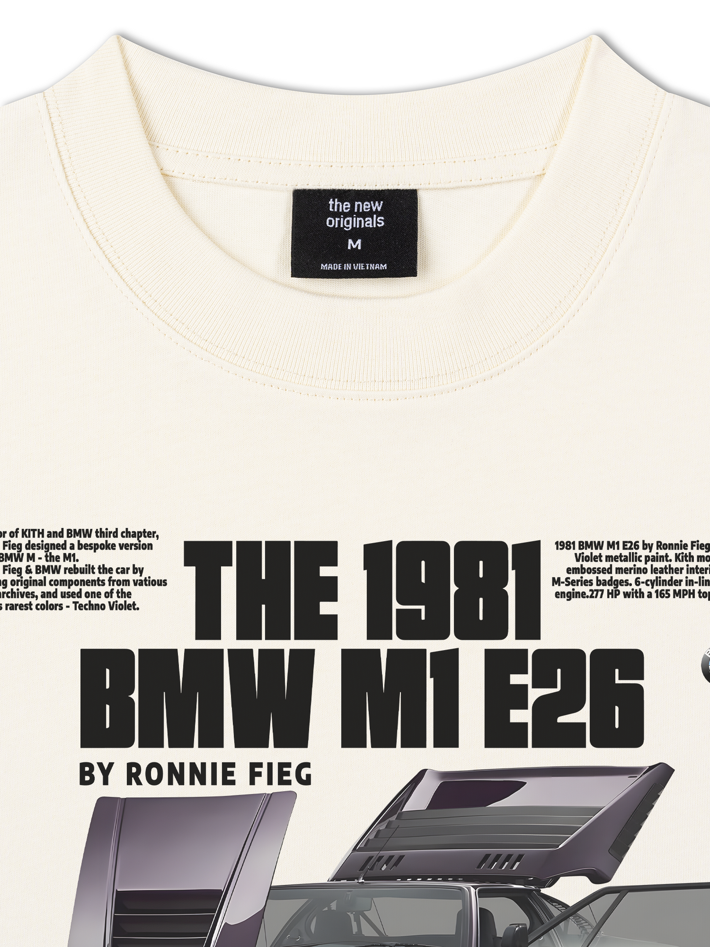 Áo Thun Relaxed Fit Car The 1981 BMW M1 E26
