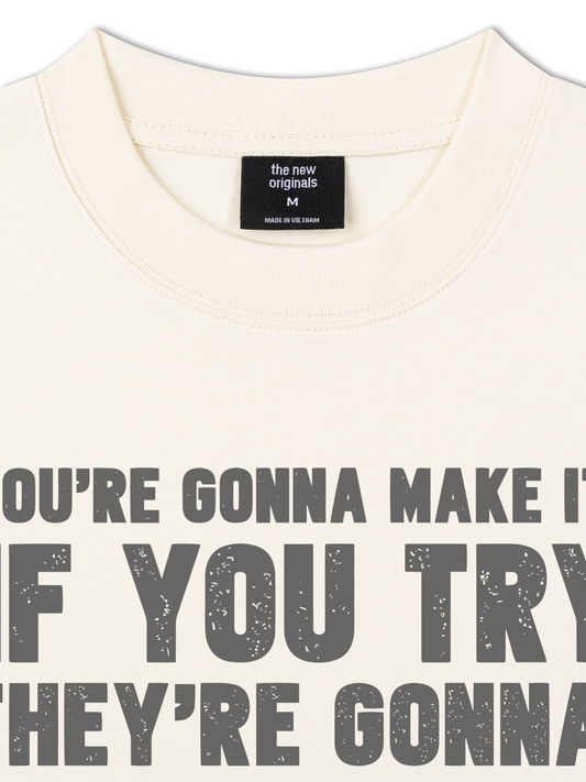 Áo Thun Relaxed Fit Pink Floyd You're Gonna Make It If You Try