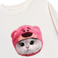 Áo Thun Dài Tay Animal Mood Pink Meow