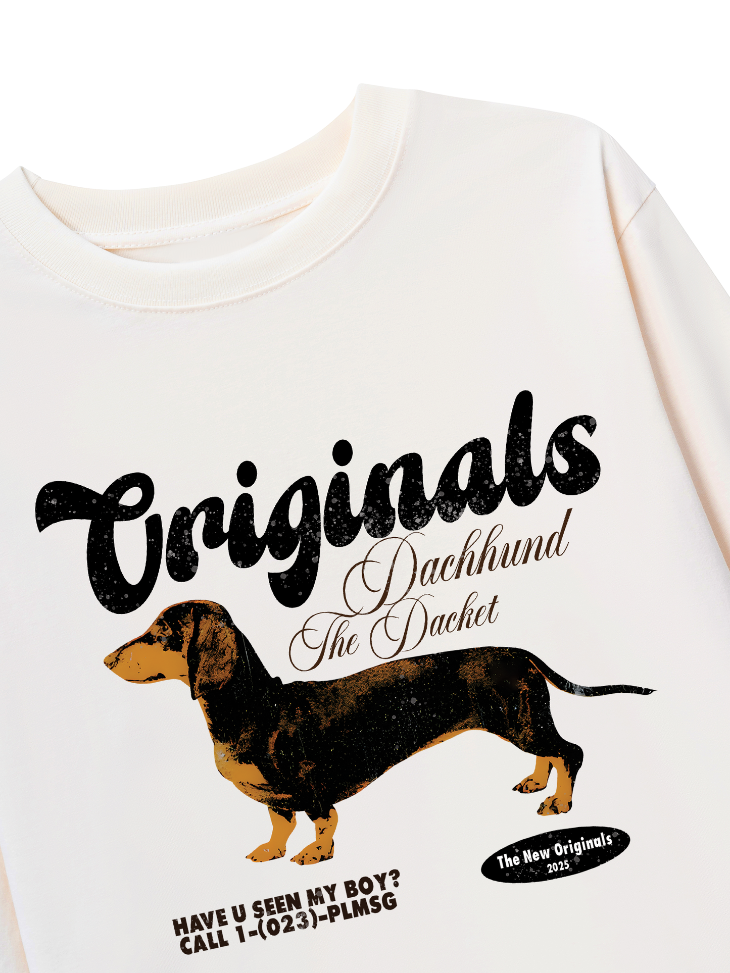 Áo Thun Dài Tay Retro Dachshund
