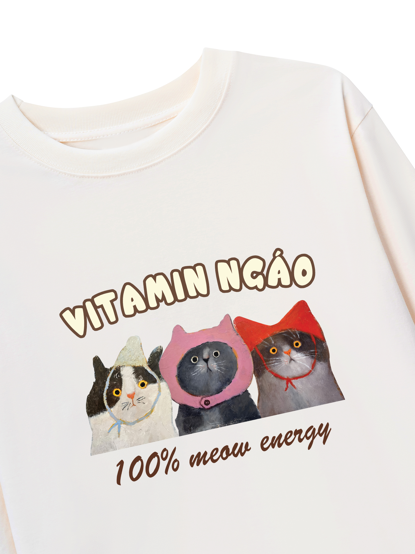 Áo Thun Dài Tay Vitamin Ngáo