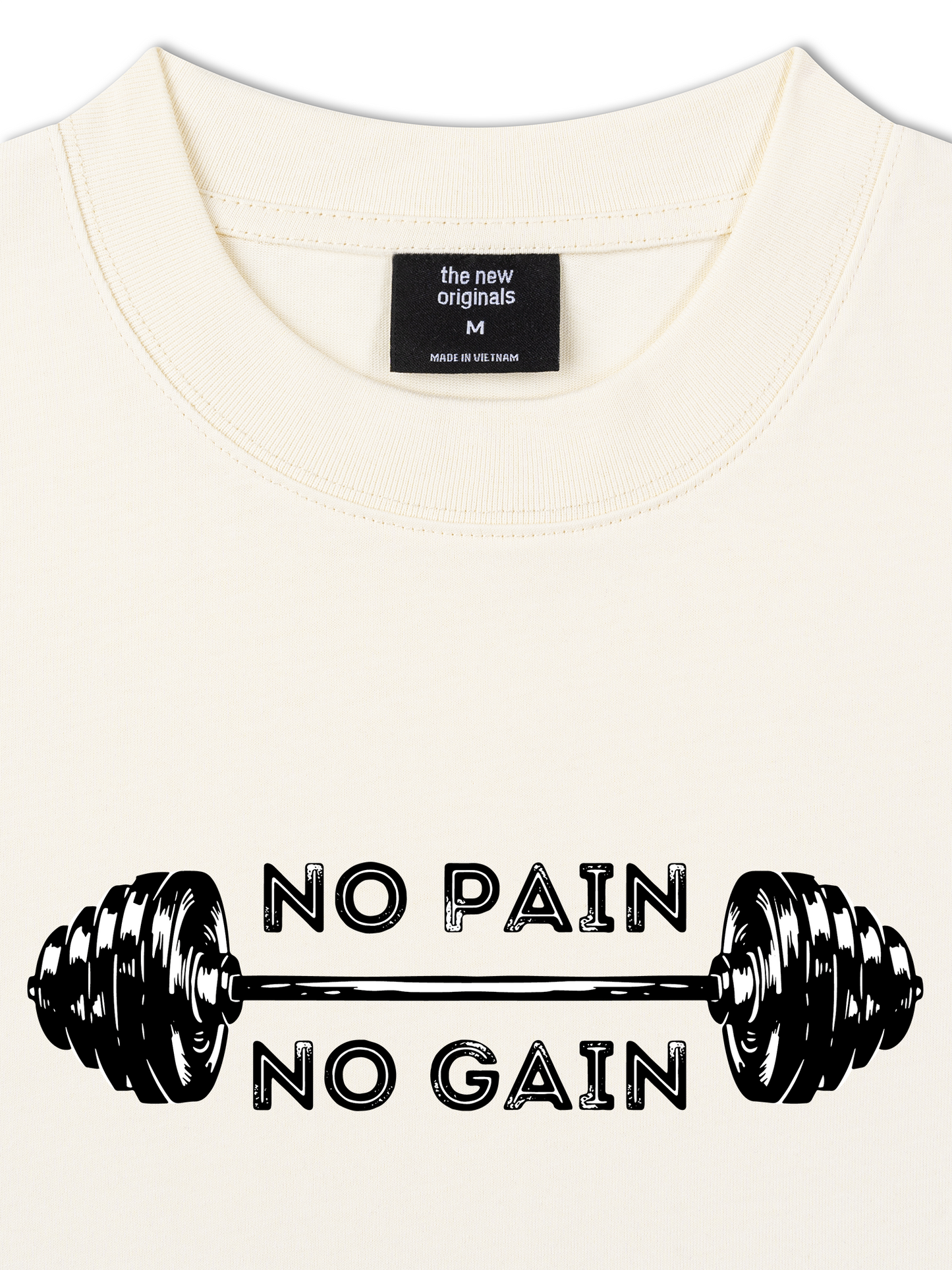 Áo Thun Relaxed Fit No Pain No Gain