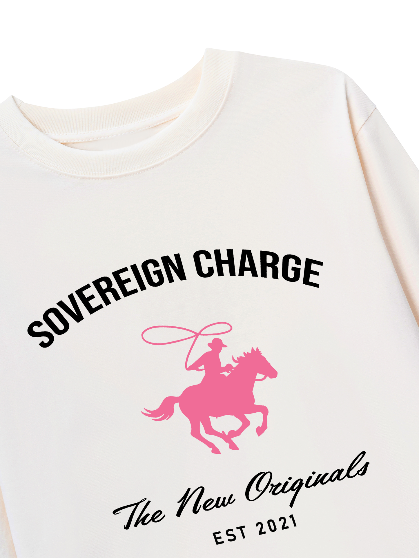 Áo Thun Dài Tay SOVERREIGN CHARGE PINK HORSE