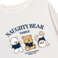 Áo Thun Dài Tay Naughty Bear Three