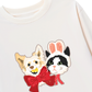 Áo Thun Dài Tay Animal Mood Bestie Puppy And Meow