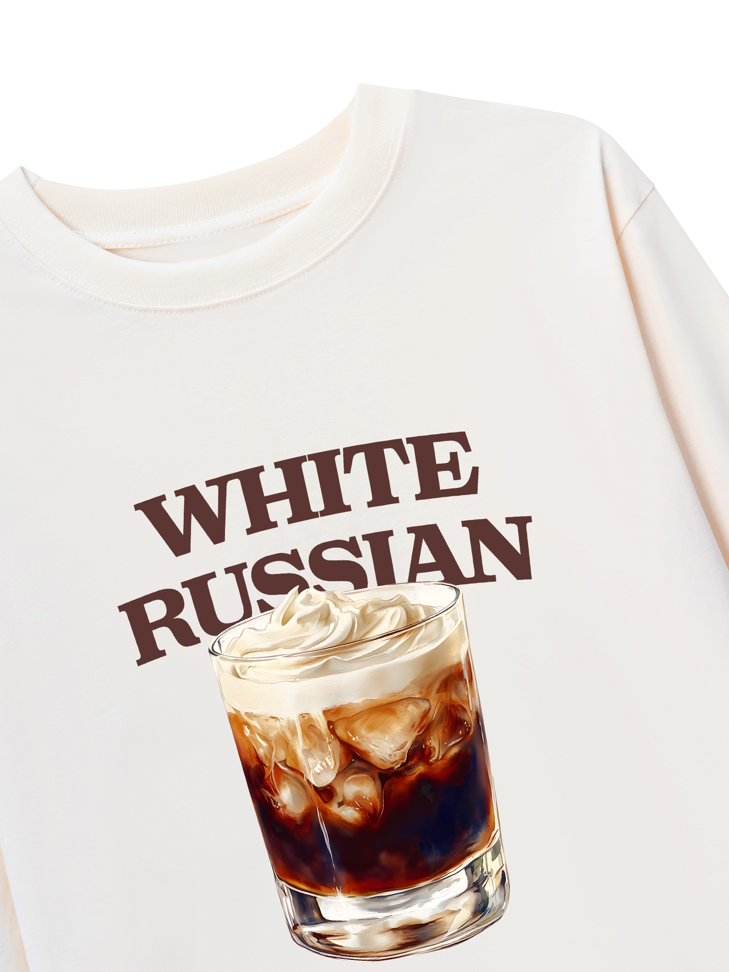 Áo Thun Dài Tay Fresh White Russian