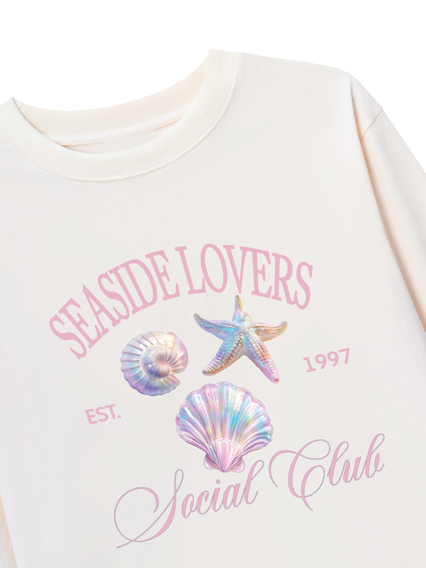 Áo Thun Dài Tay Ocean Hologram Seaside Lover