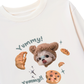 Áo Thun Dài Tay Cute Dog Yummy Cookie