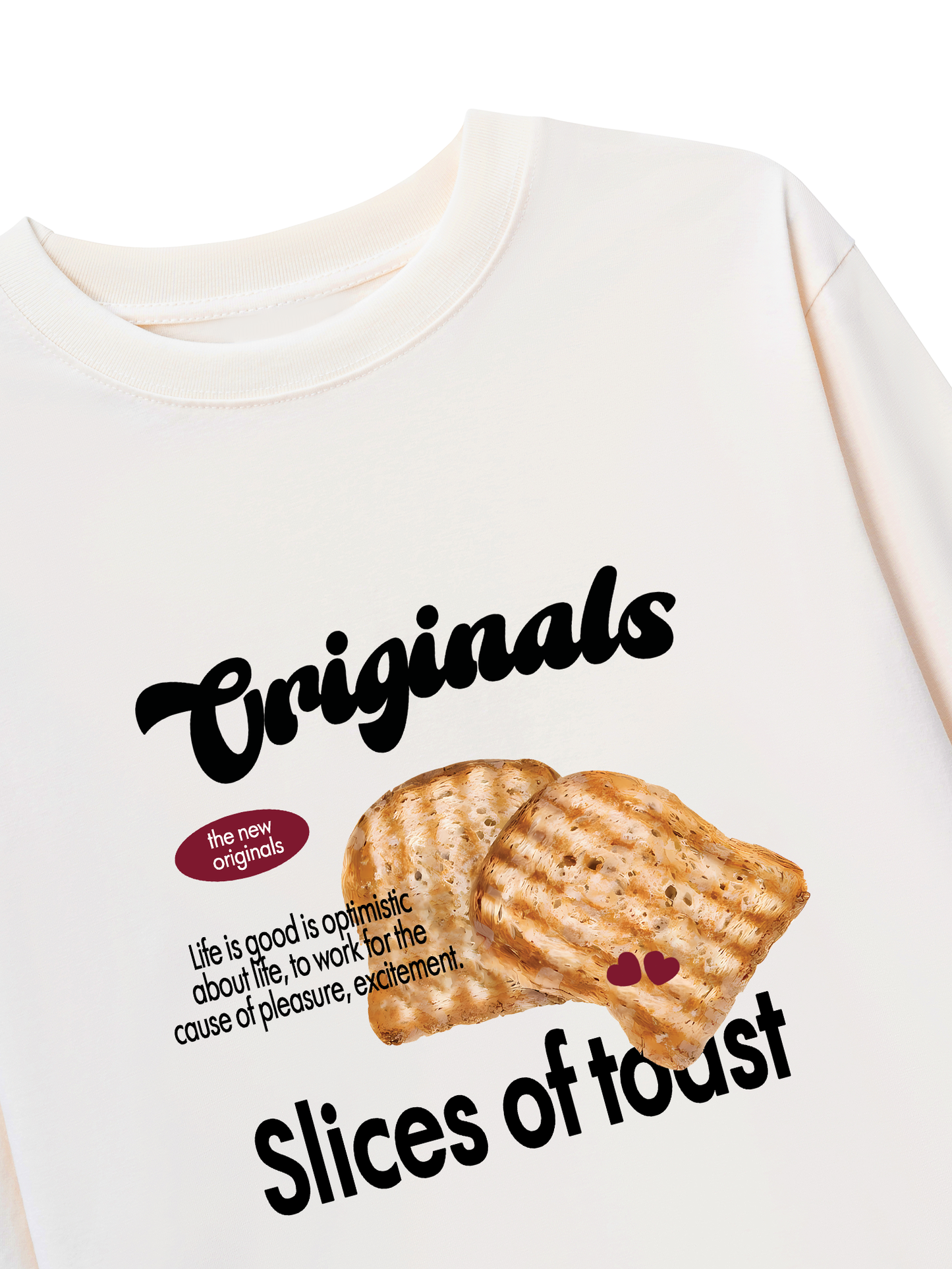 Áo Thun Dài Tay Sweet Passtry Slices Off Toast