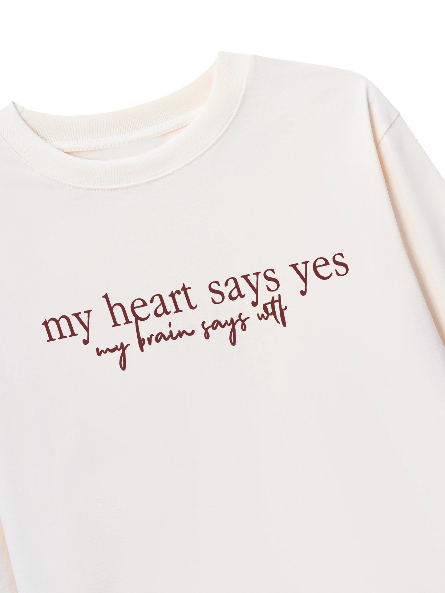 Áo Thun Dài Tay My Heart Say Yes