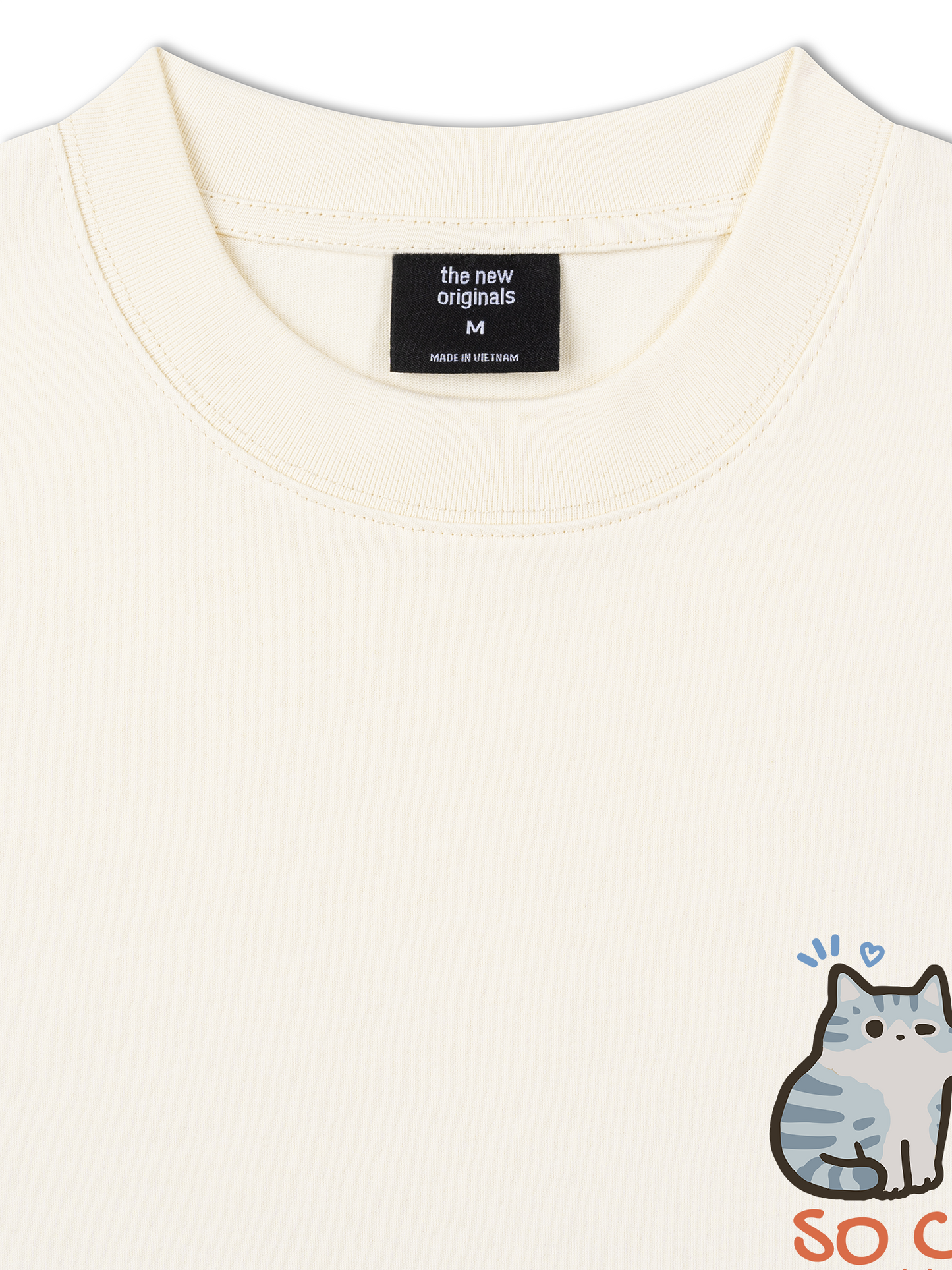 Áo Thun Relaxed Fit So Cute Cat Couple