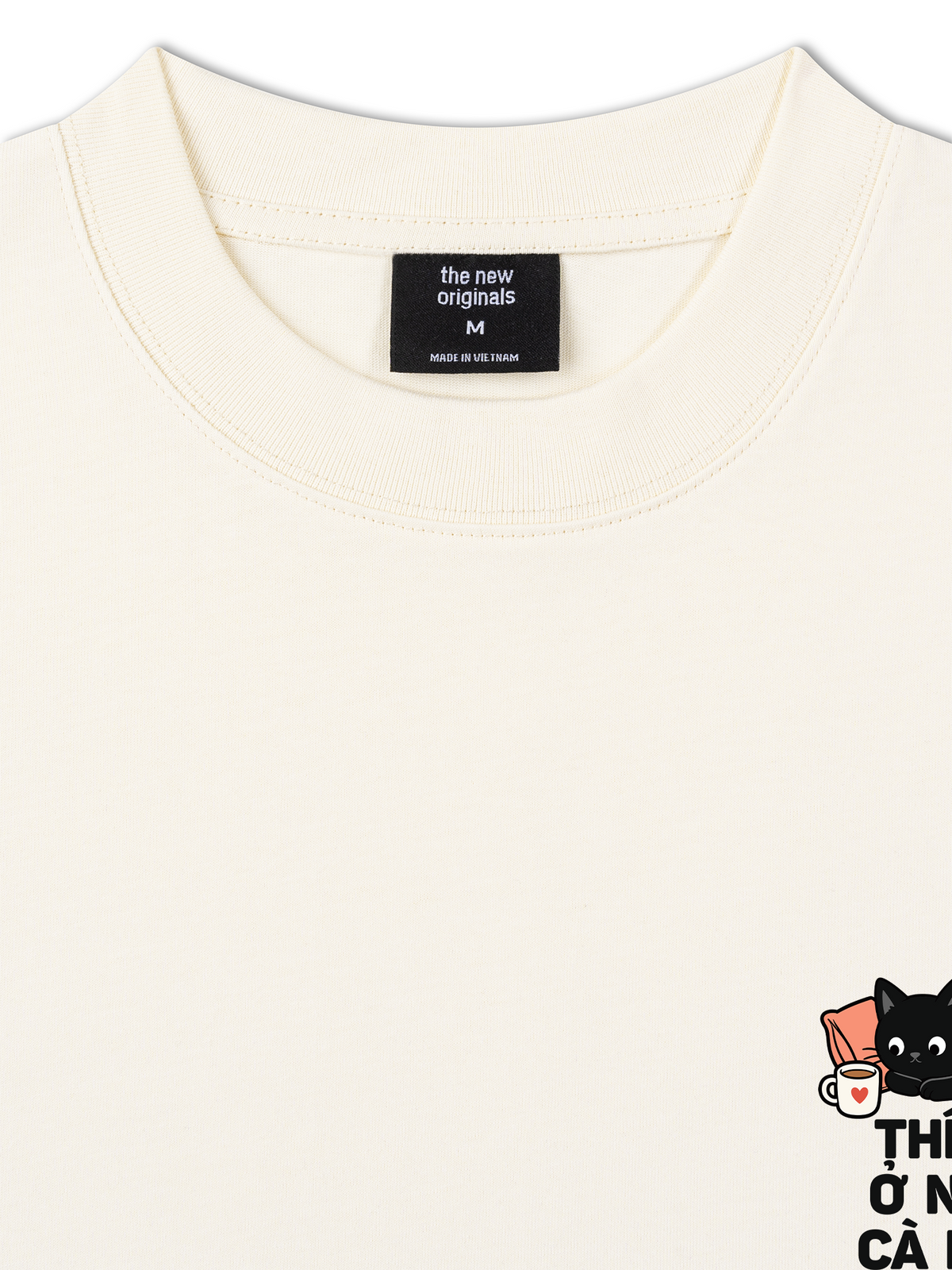 Áo Thun Relaxed Fit Thích Ở Nhà Cà Phê
