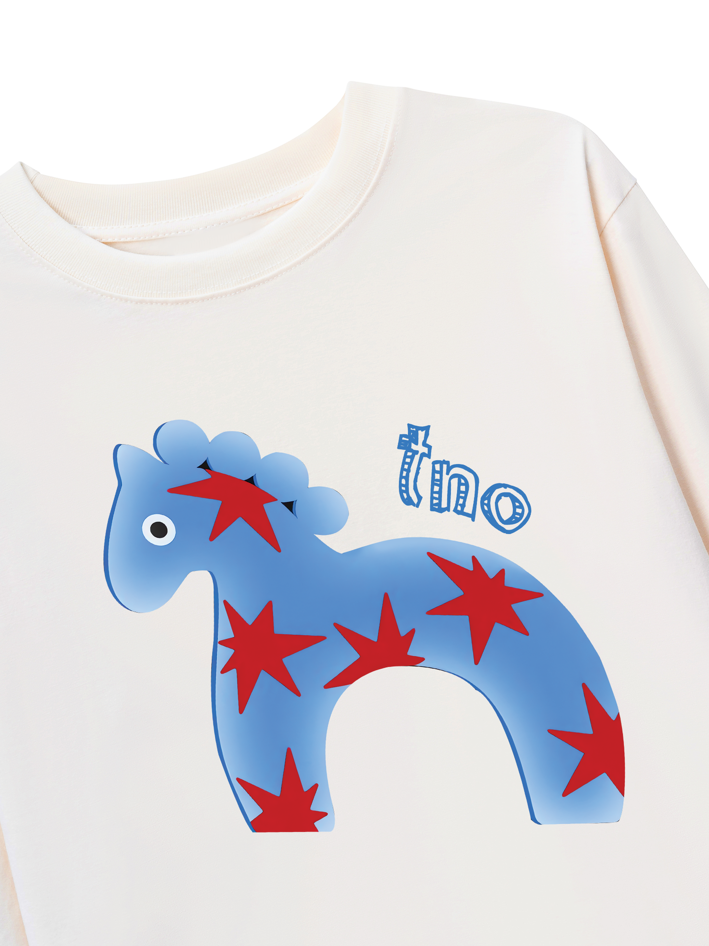 Áo Thun Dài Tay 26 - Blue Horse
