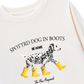 Áo Thun Dài Tay Animal Cute Puppy Yellow Boots