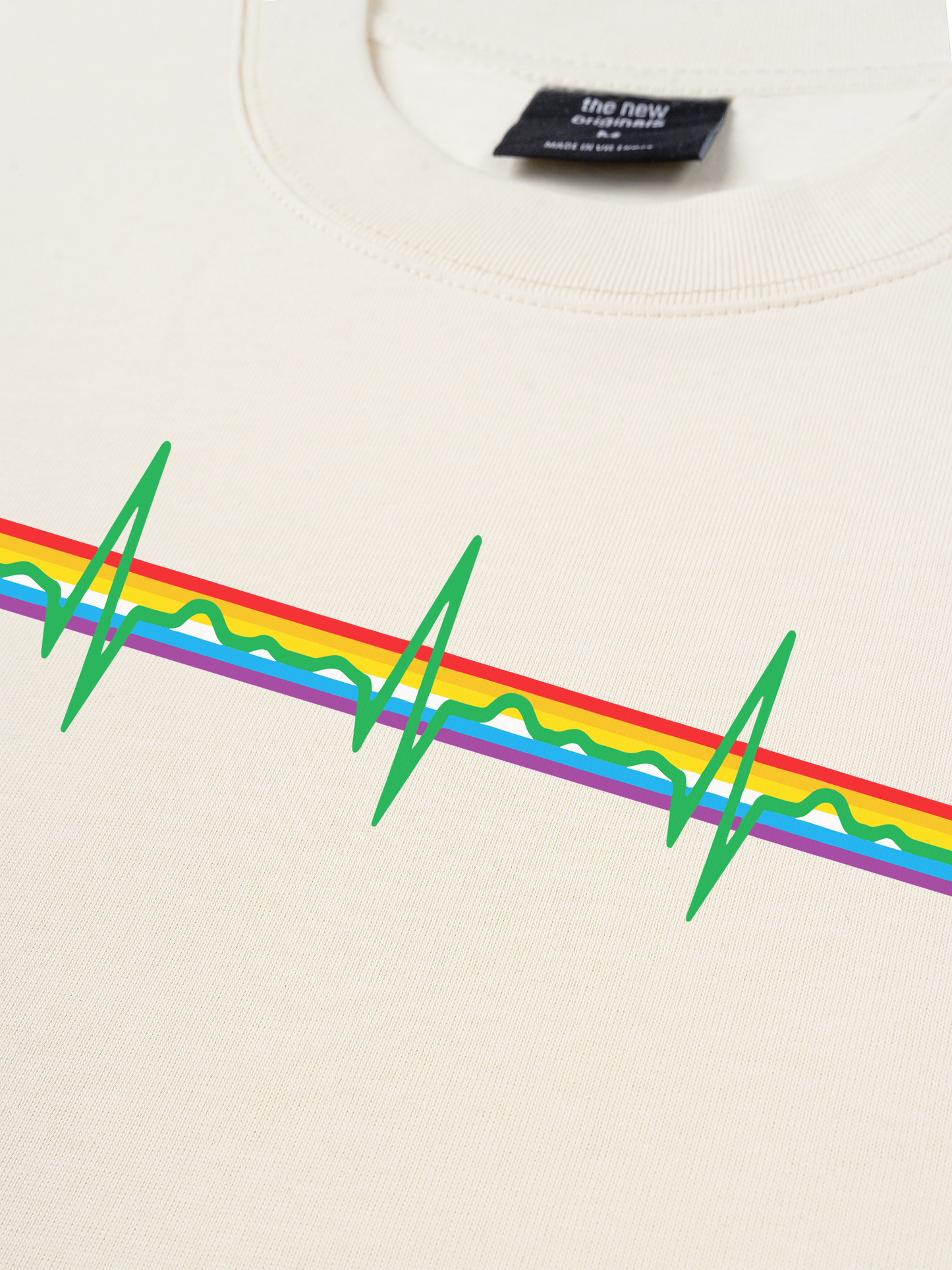 Áo Thun Relaxed Fit Pink Floyd Dark Side Of The Moon Heartbeat