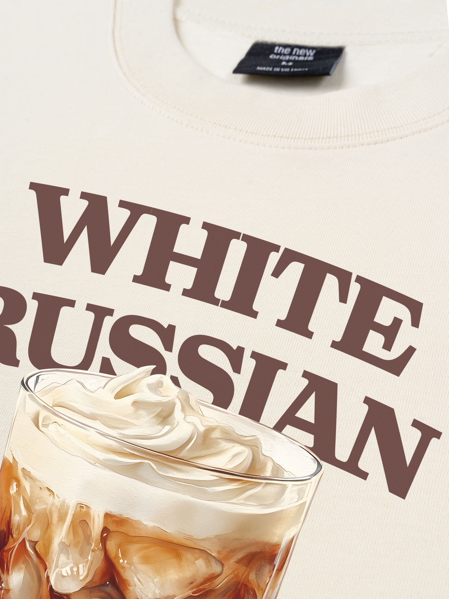 Áo Thun Relaxed Fit Fresh White Russian