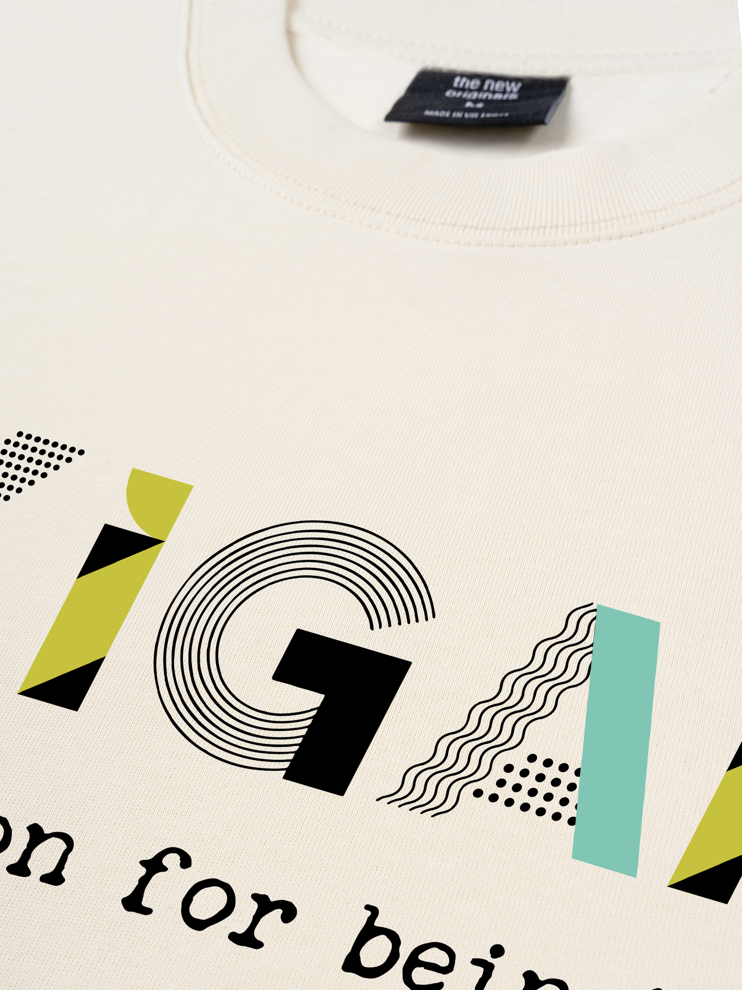 Áo Thun Relaxed Fit Geometric Ikigai