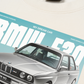 Áo Thun Relaxed Fit Car BMW E30 My Dream Car