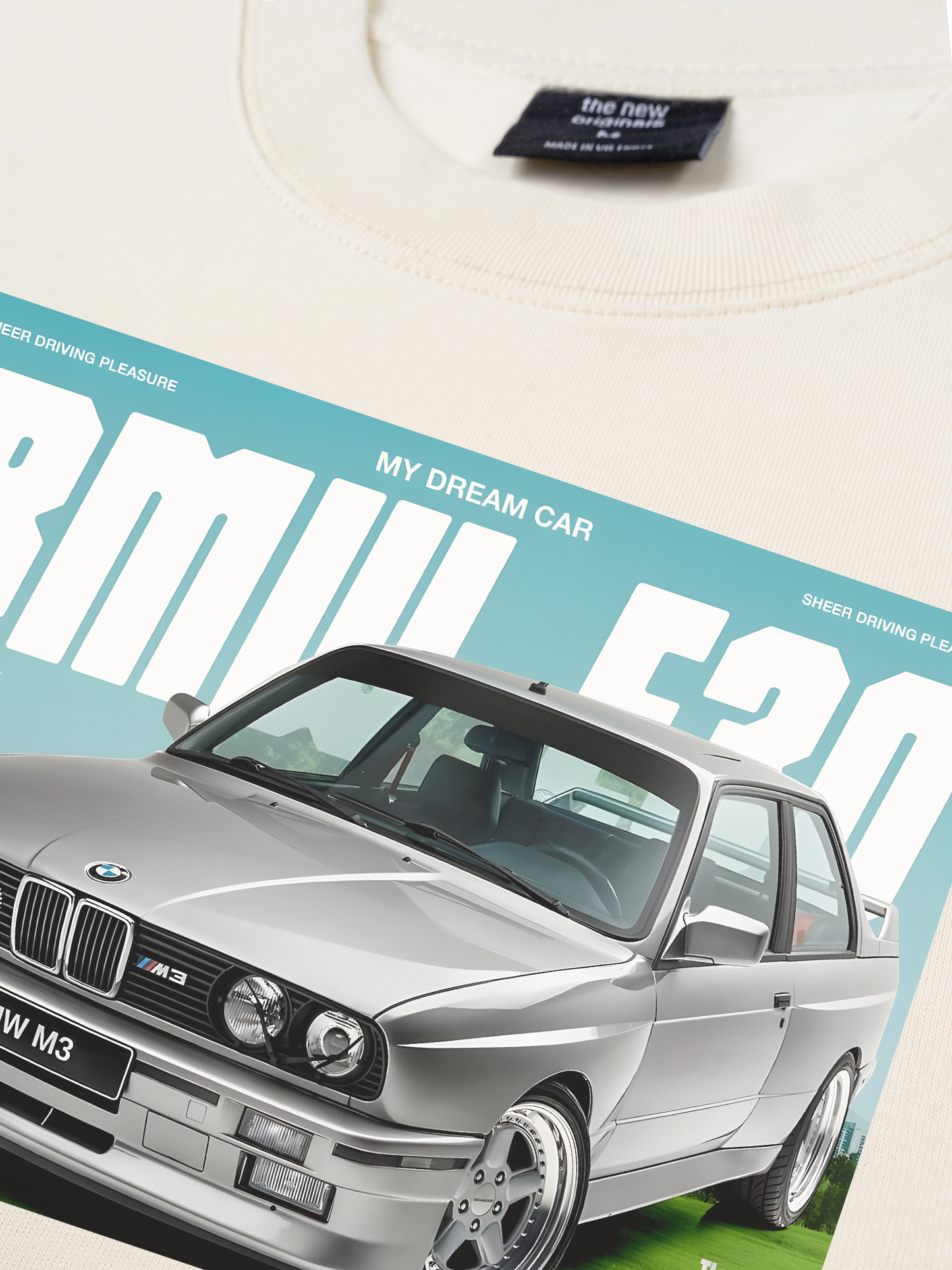 Áo Thun Relaxed Fit Car BMW E30 My Dream Car