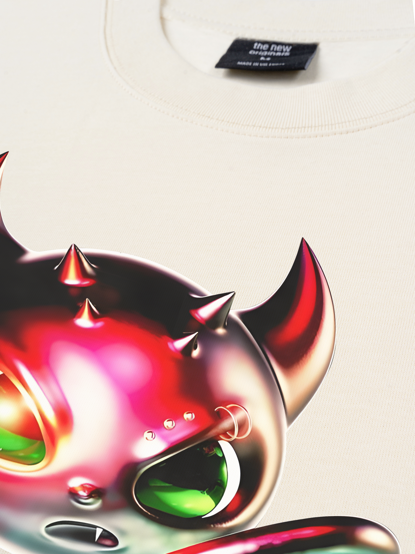 Áo Thun Relaxed Fit Iconic Chrome Devil