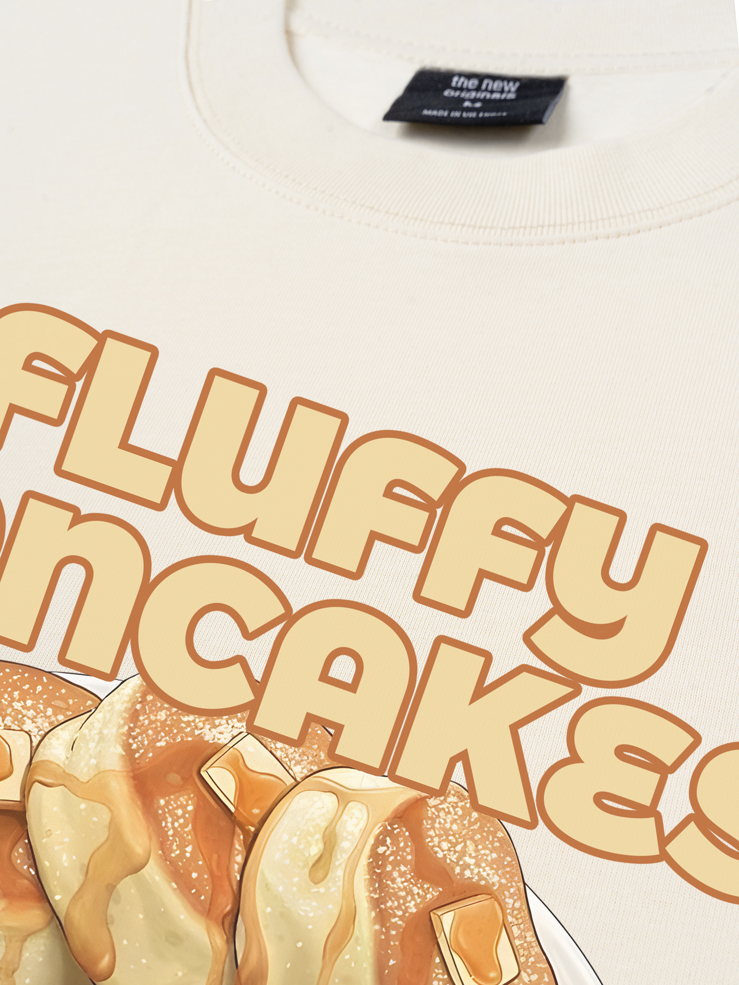 Áo Thun Relaxed Fit Foody Fluffy Pancakes
