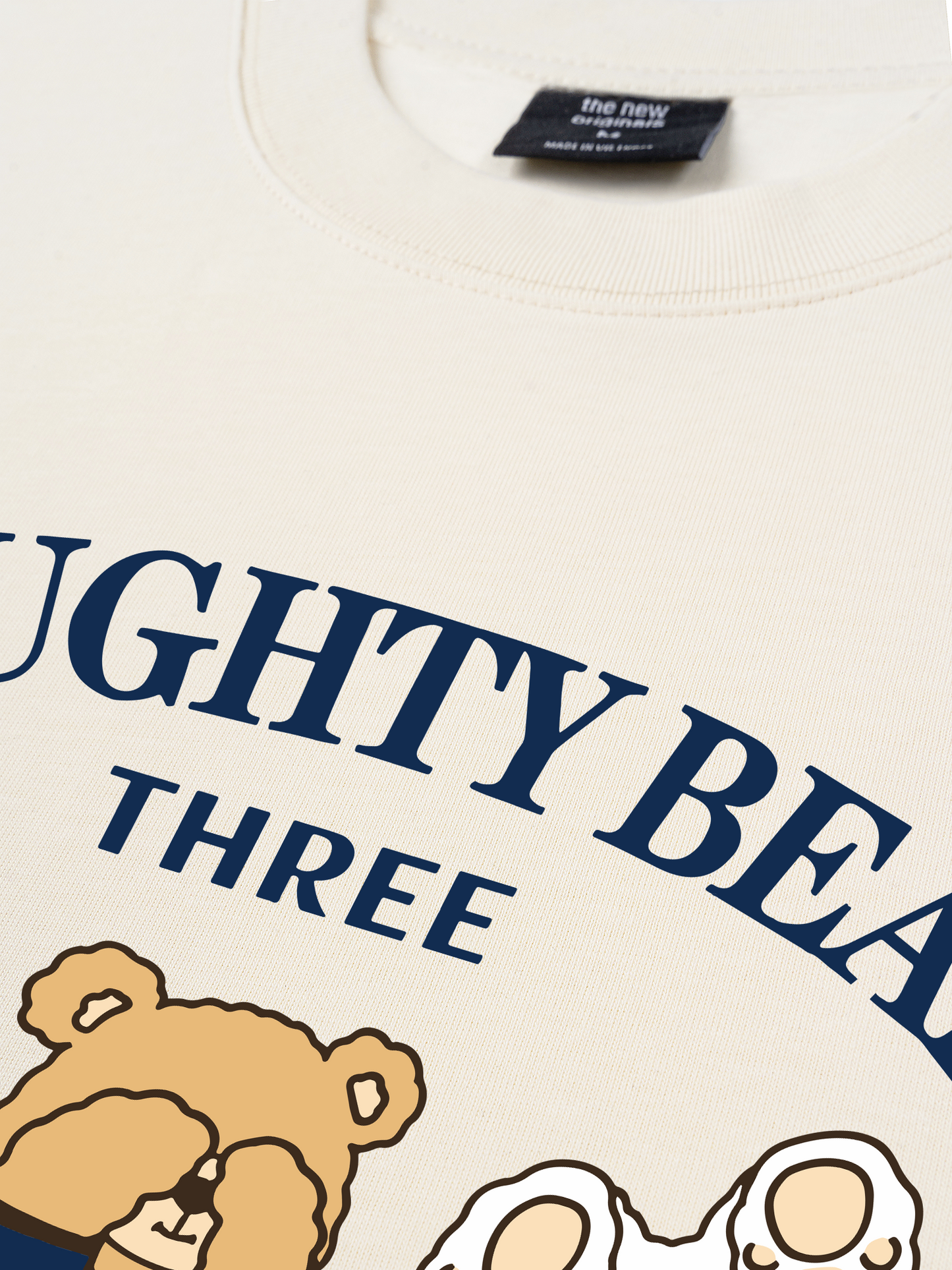Áo Thun Relaxed Fit Naughty Bear Three