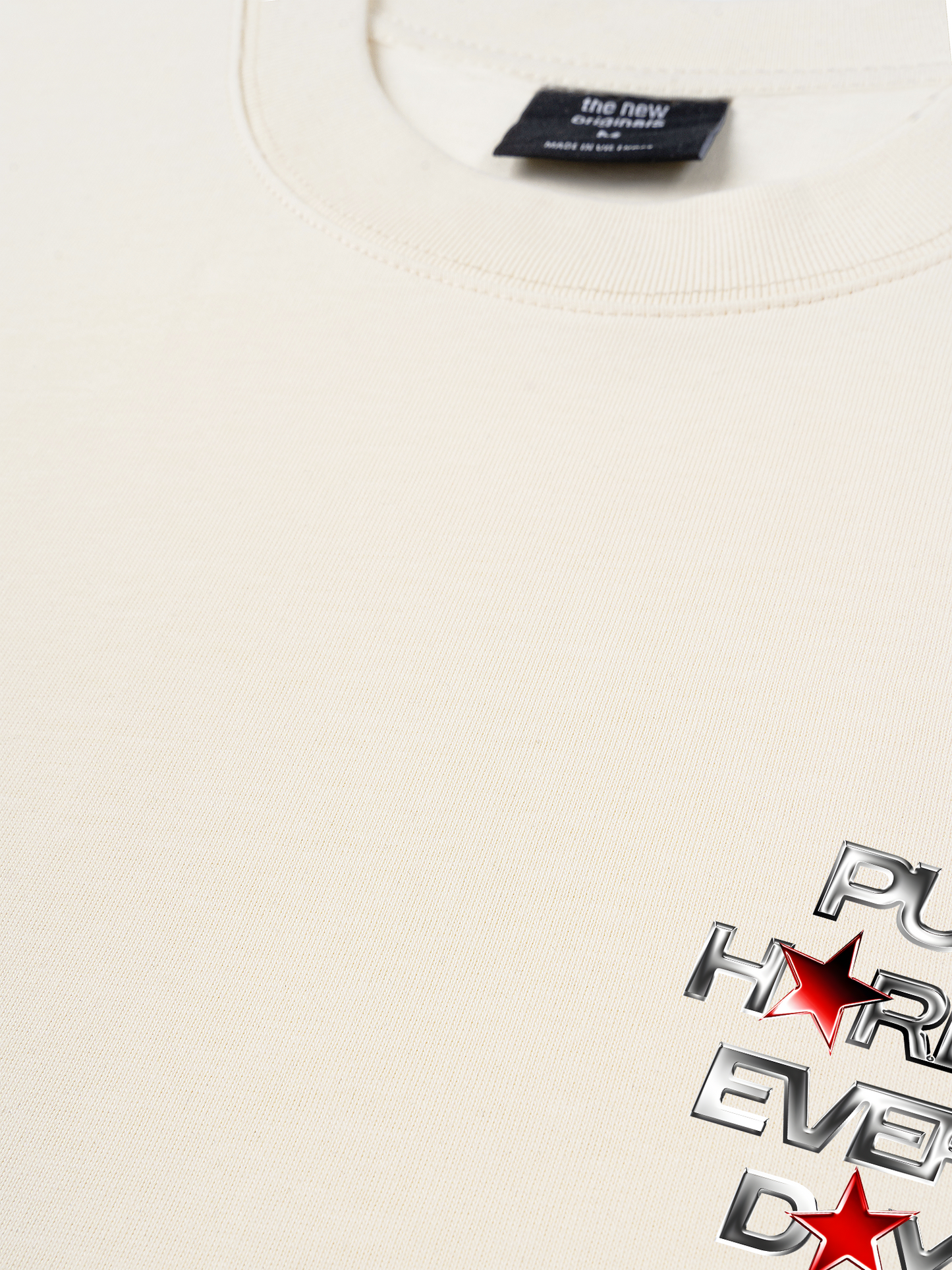 Áo Thun Relaxed Fit Push Harder Every Day