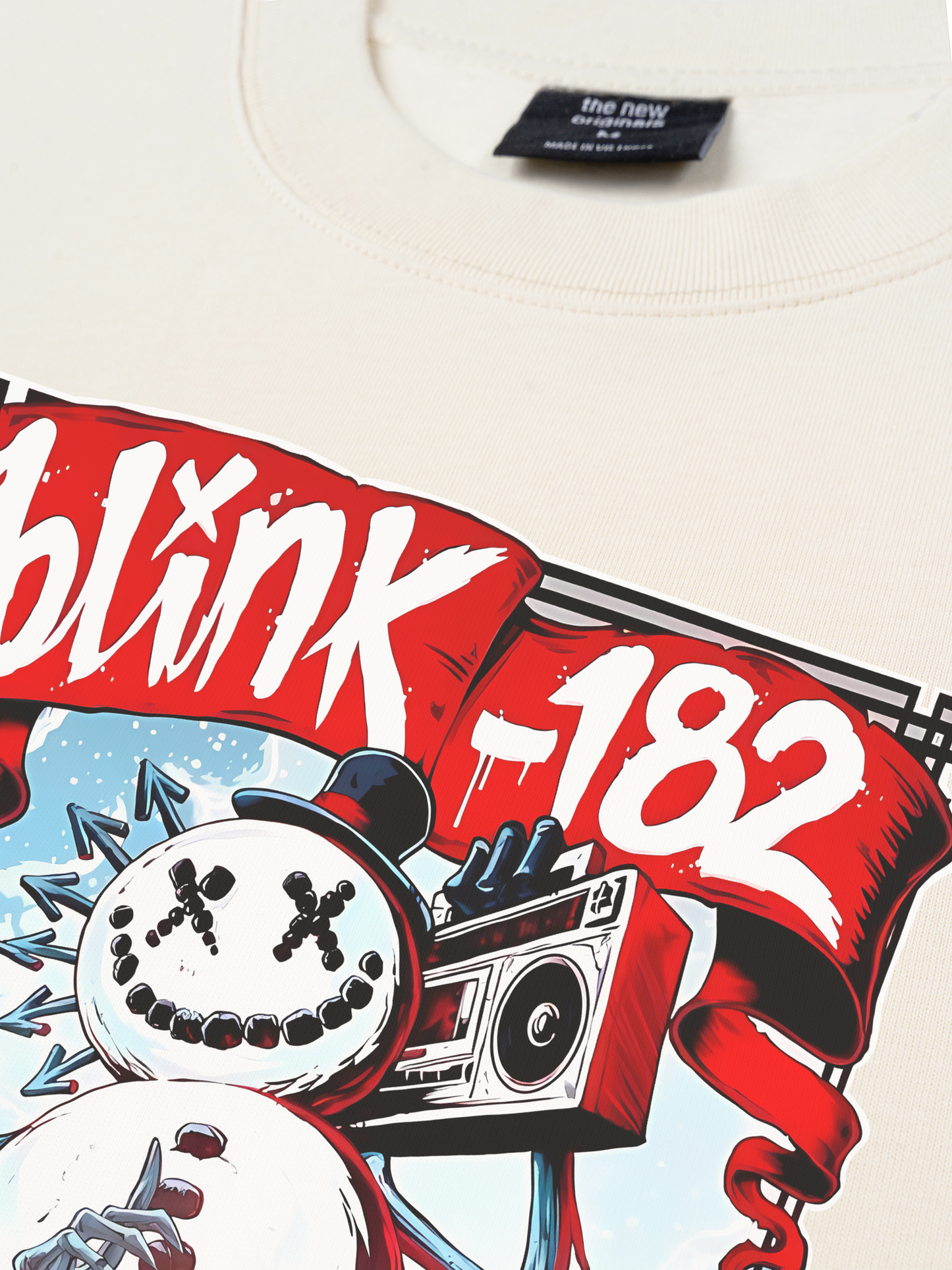 Áo Thun Relaxed Fit Blink 182 Merry Xmas