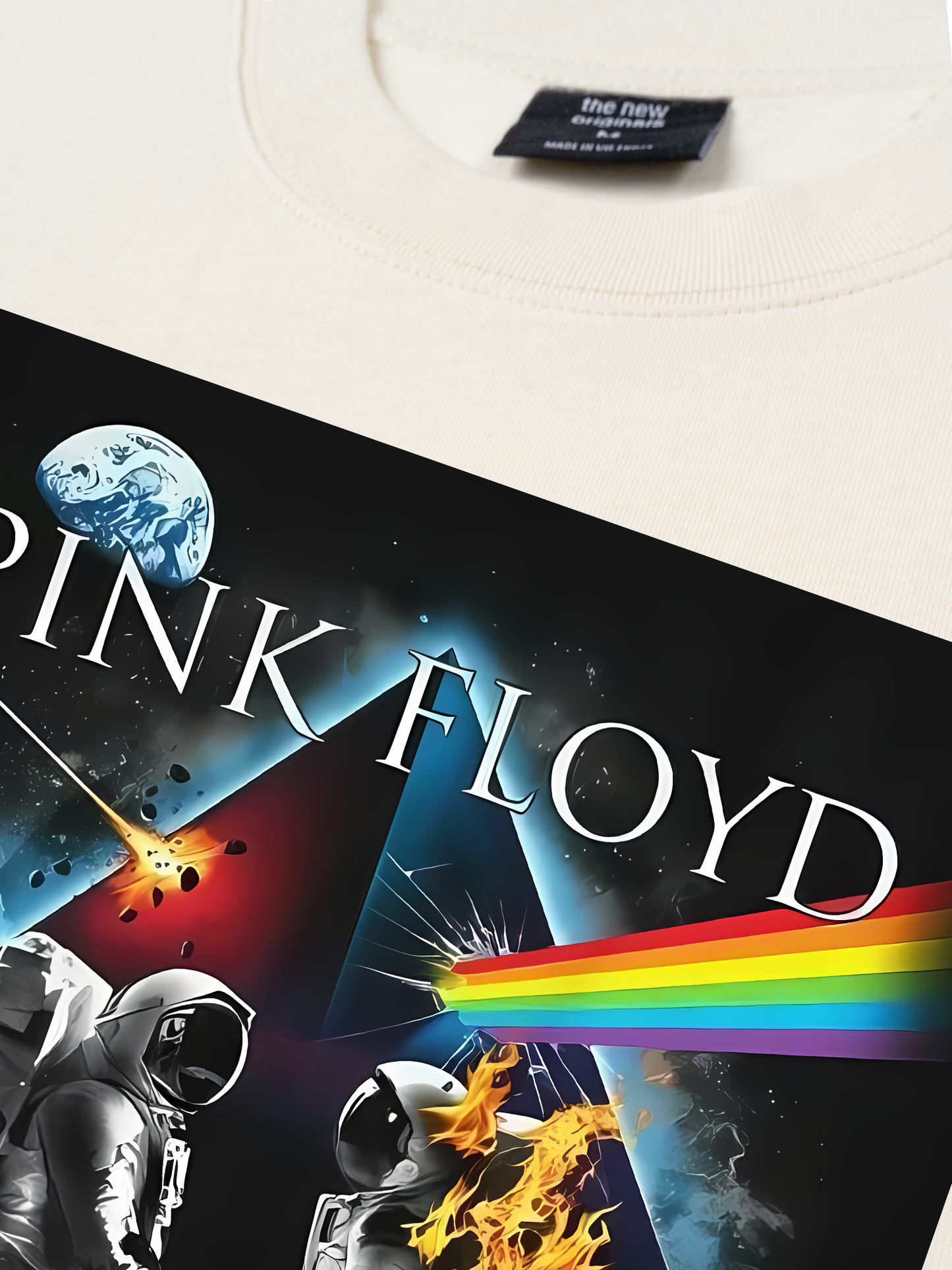 Áo Thun Relaxed Fit Pink Floyd Outer Space
