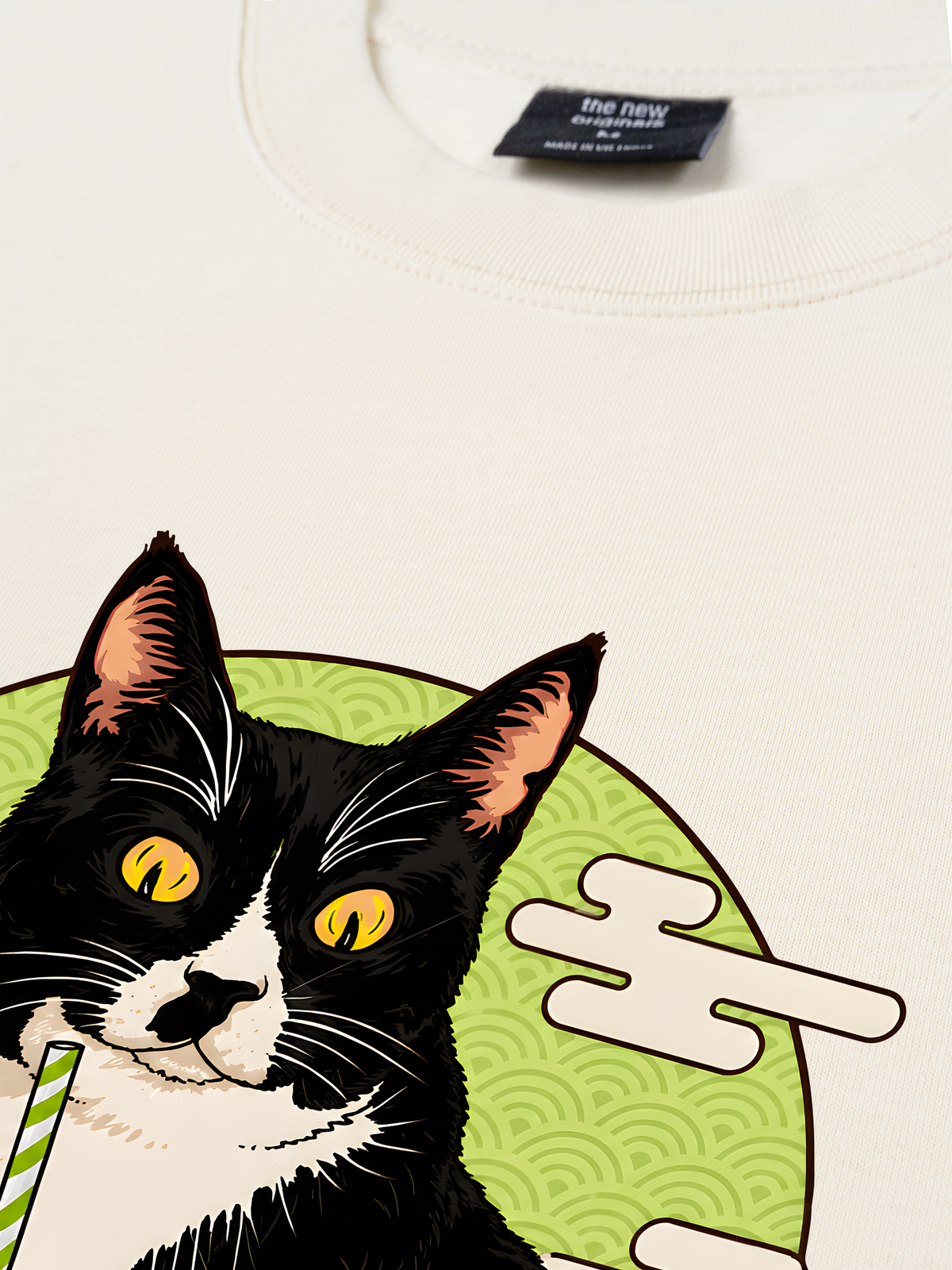 Áo Thun Relaxed Fit Matcha Mewz
