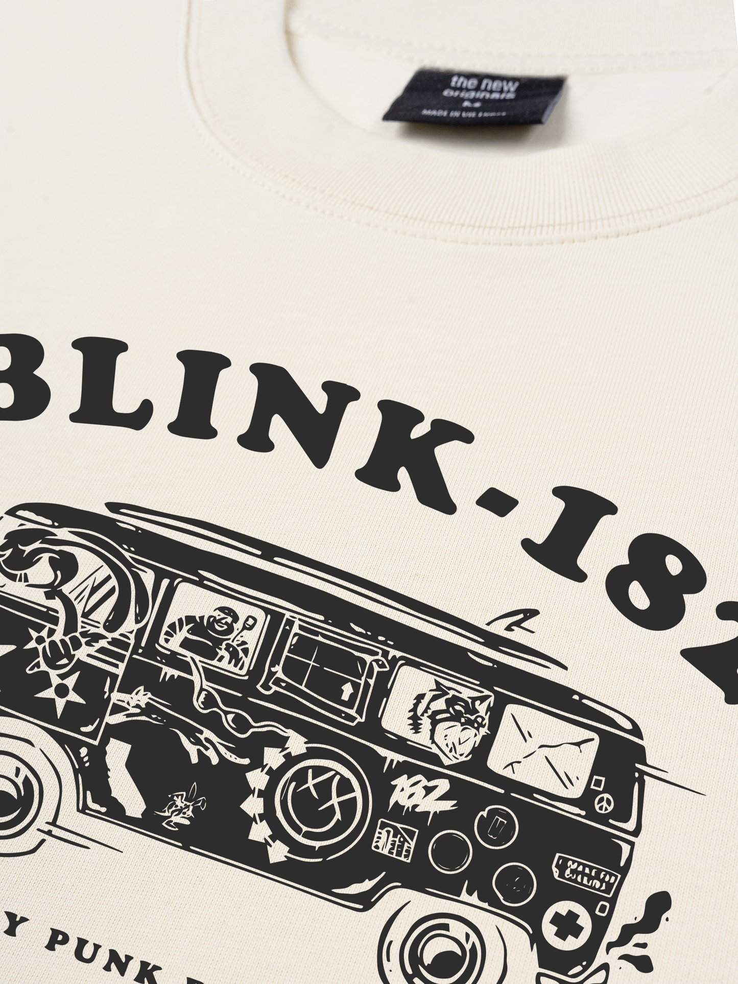 Áo Thun Relaxed Fit Blink 182 Crappy Punk Rock