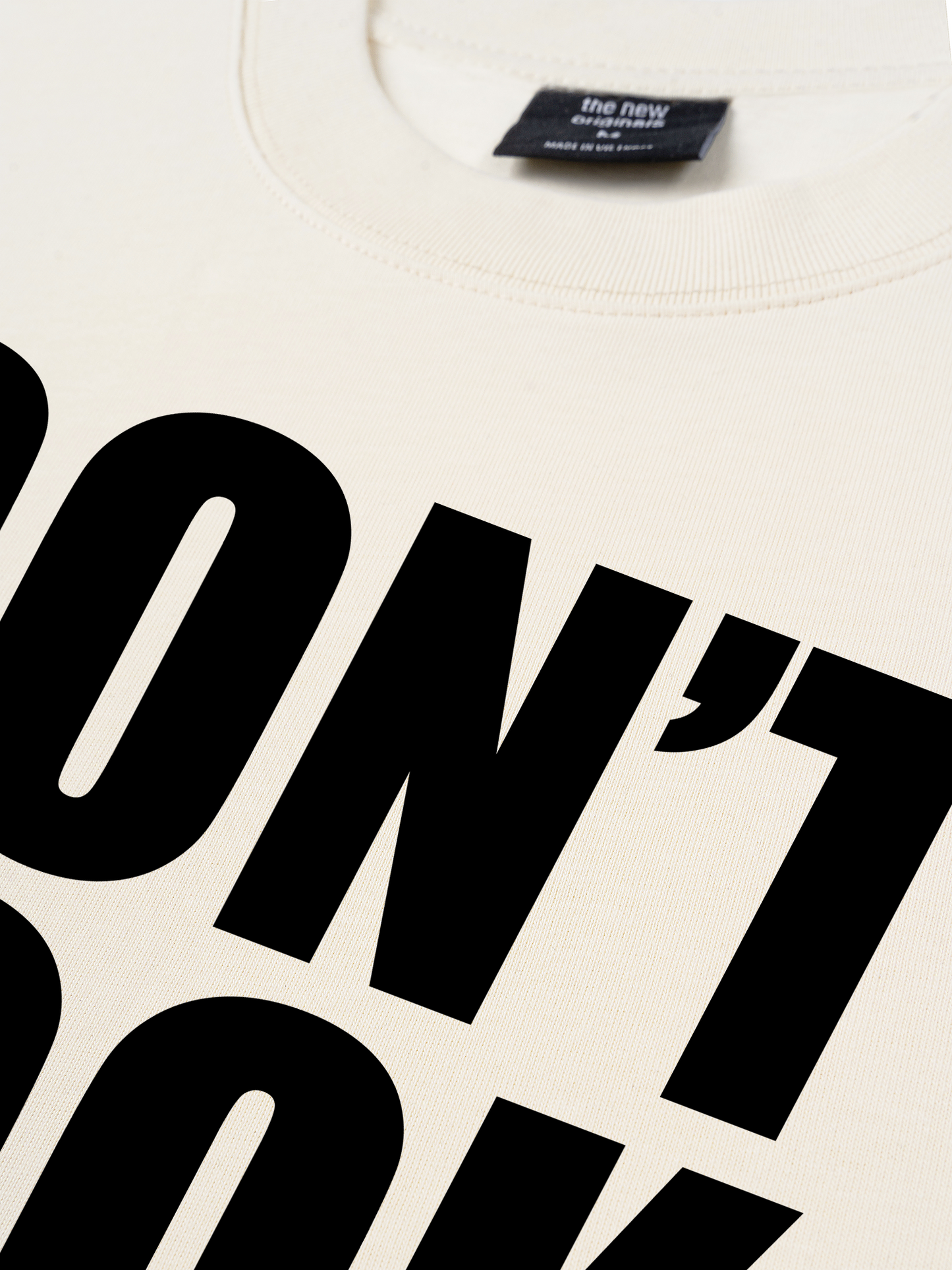 Áo Thun Relaxed Fit Don't Look Back