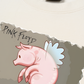 Áo Thun Relaxed Fit Pink Floyd Pig Art