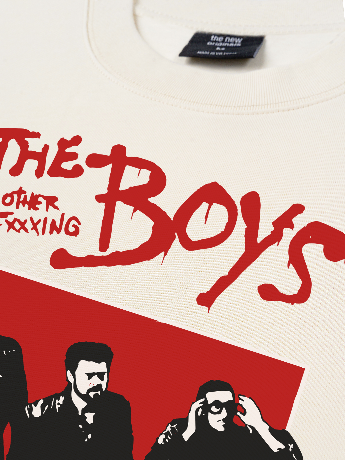 Áo Thun Relaxed Fit Movie The Boys Red Frame