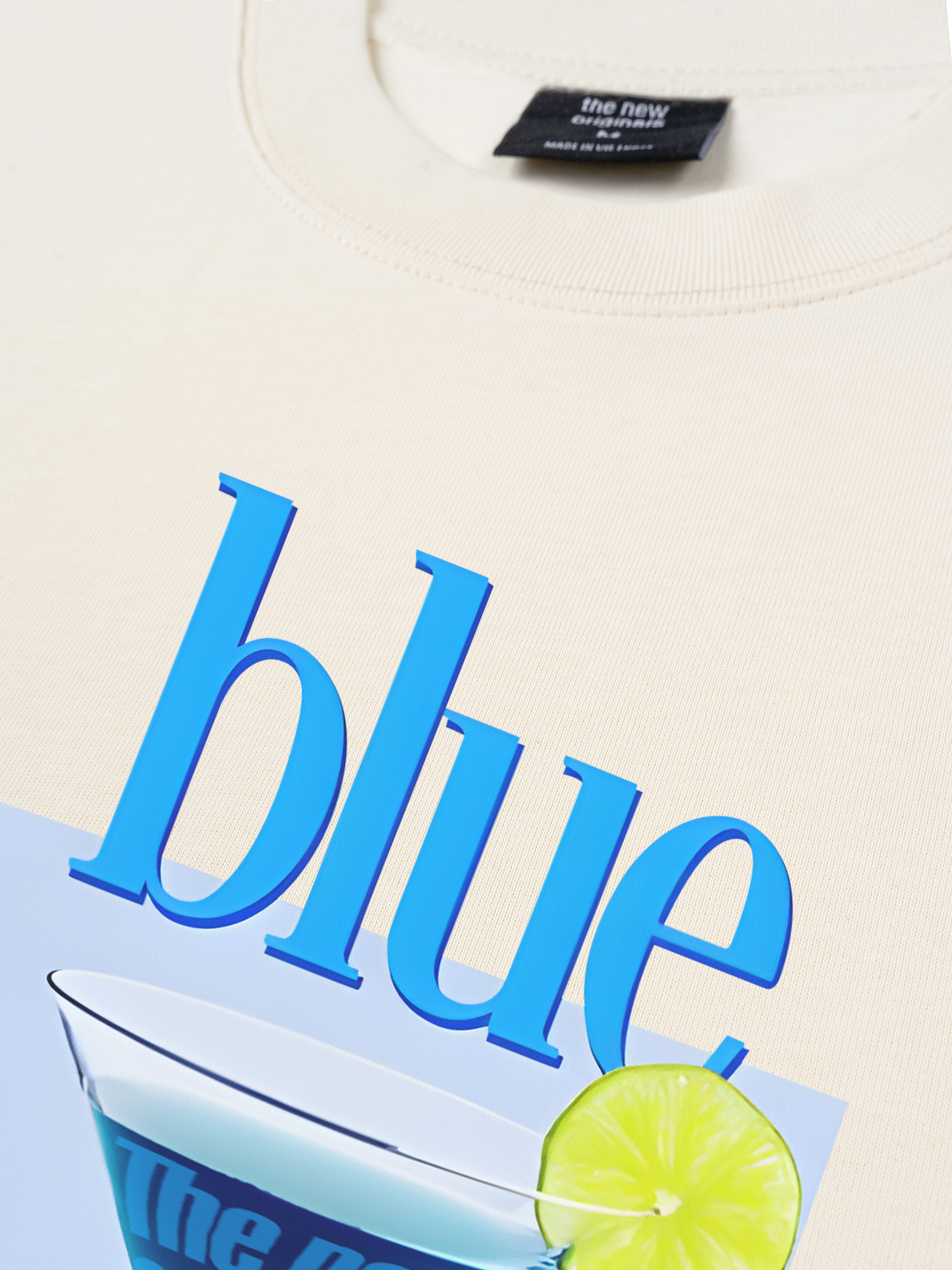 Áo Thun Relaxed Fit Fresh Blue Lagoon
