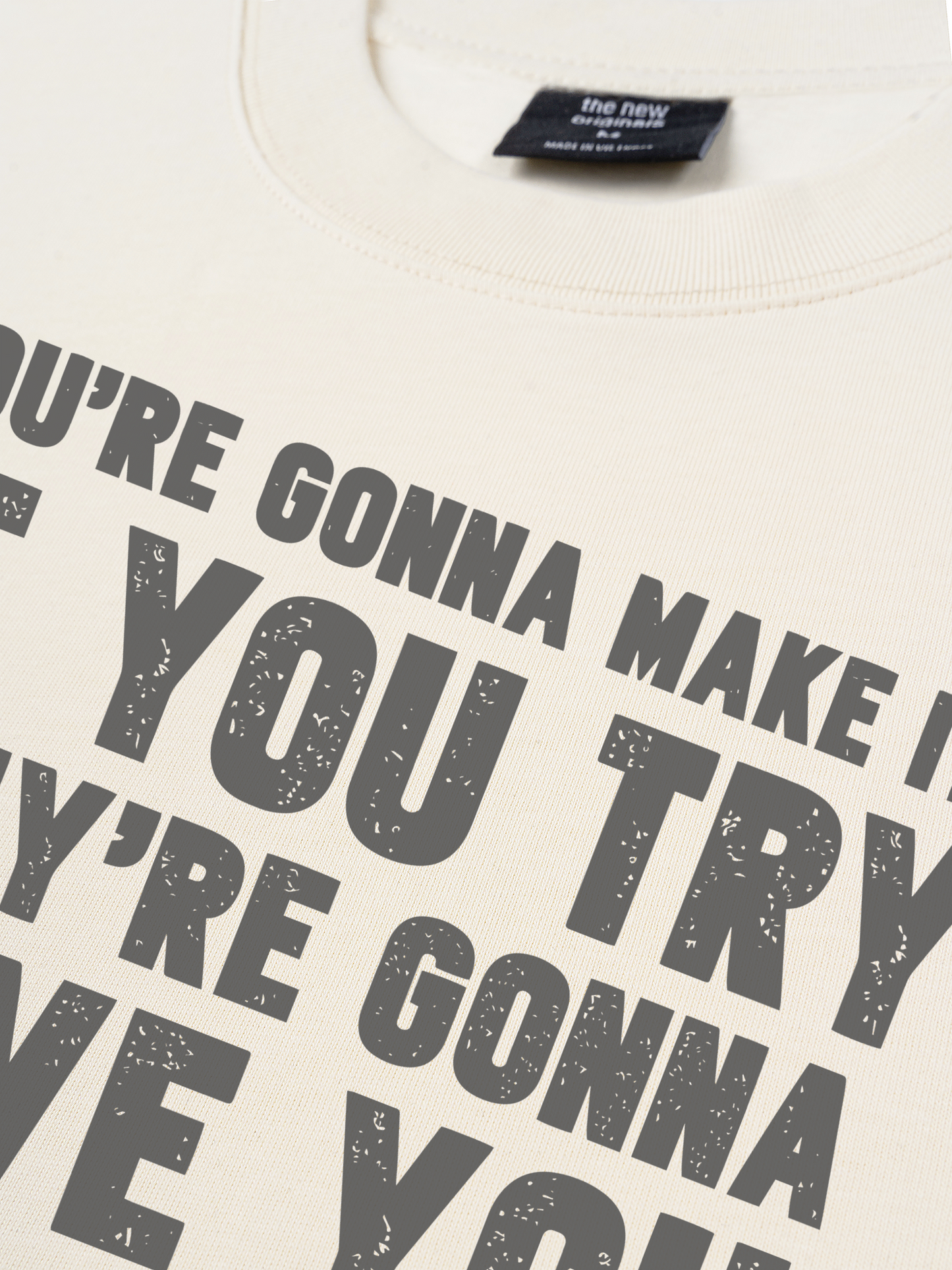Áo Thun Relaxed Fit Pink Floyd You're Gonna Make It If You Try