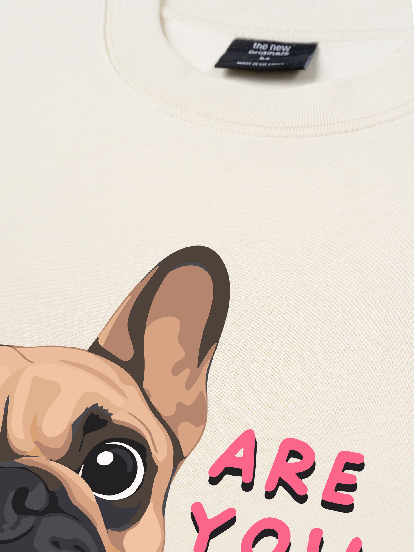 Áo Thun Relaxed Fit Bulldog Are You Gonna Eat That